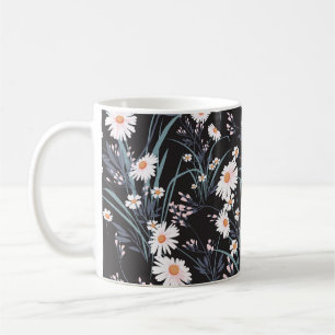 Vår Daisy Blommigt Sömlös design Kaffemugg