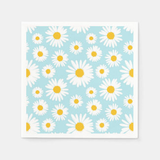 Vår Daisy Napkins Baby Shower Napkin Anpassa Pappersservett