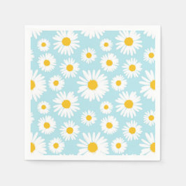 Vår Daisy Servetter Baby Shower Servett Anpassa