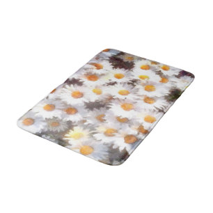 Vår Daisy Wildblommor Watercolor Badrumsmatta