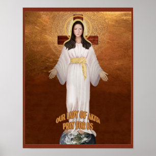 Vår Dam Akita Poster