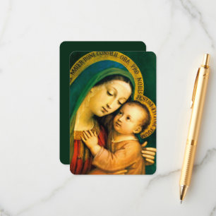 Vår Dam av Bra råd med Prayer Tilläggskort