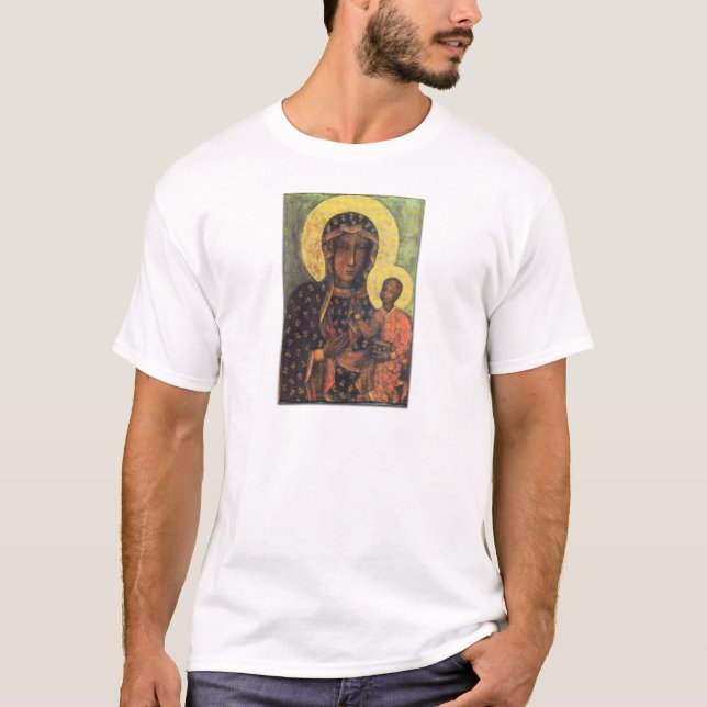 Vår dam av Czestochowa T-shirt (Framsida)