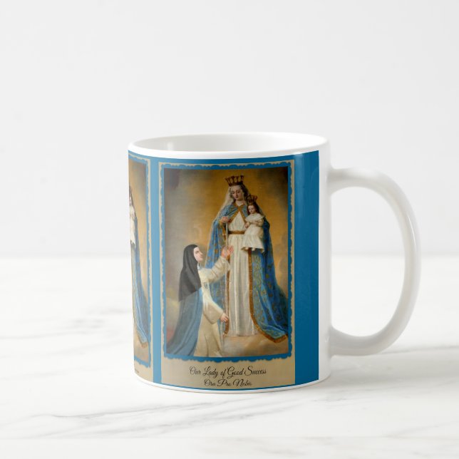 Vår dam av den bra framgångmuggen kaffemugg (Höger)