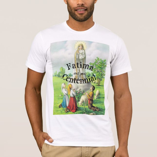 Vår dam av den Fatima skjortan T-shirt (Framsida)