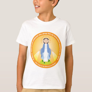 Vår dam av den mirakulösa medaljen t-shirt