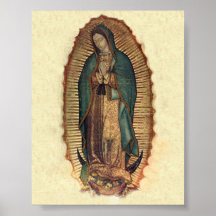 Vår dam av det Guadalupe vintageoriginal Poster
