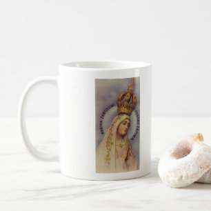 Vår dam av Fatima - radband Kaffemugg