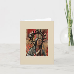 Vår dam av Guadalupe det tomma kortet Kort