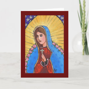 Vår dam av Guadalupe - hälsningkort Kort