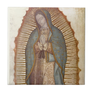 Vår dam av Guadalupe Kakelplatta