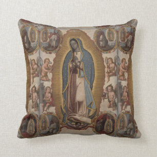 vår dam av guadalupe kudde