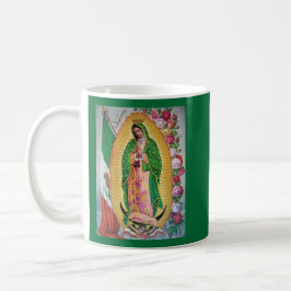 Vår dam av Guadalupe med den mexicanska Kaffemugg