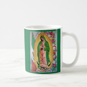 Vår dam av Guadalupe med den mexicanska Kaffemugg