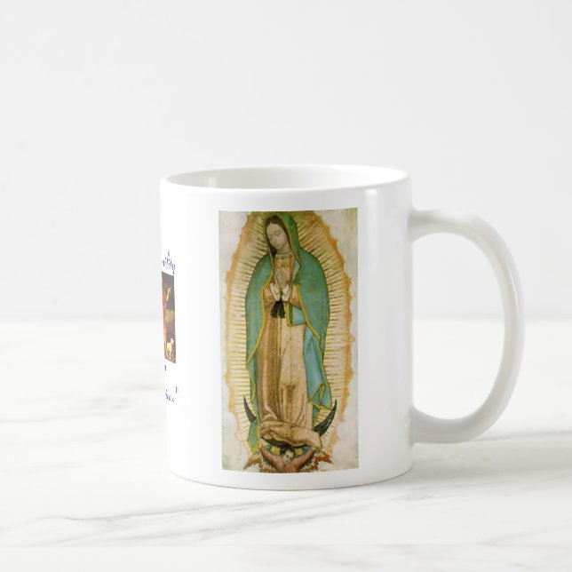 Vår dam av Guadalupe - mugg - församling (Höger)