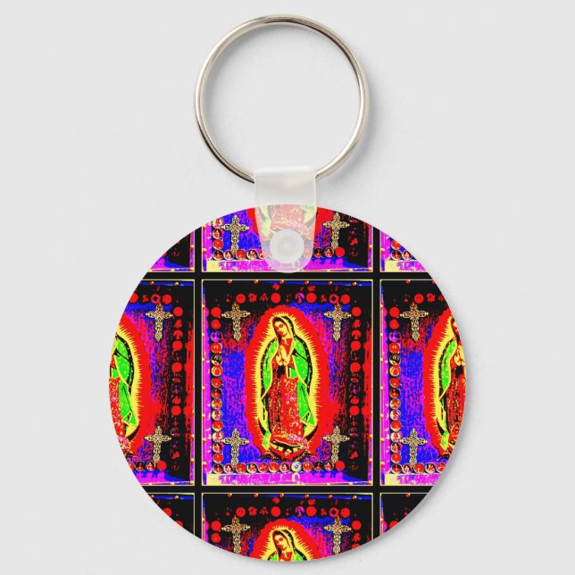 Vår Dam av guadalupe Nyckelring (Framsida)