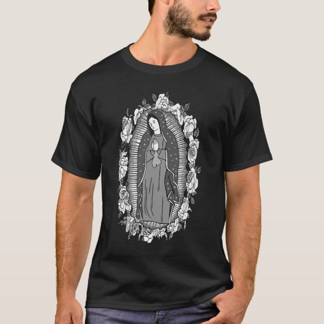 Vår dam av Guadalupe, OSKULD AV GUADALUPE Tee Shirt (Framsida)