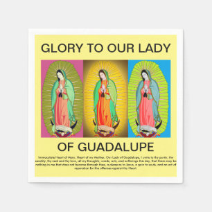 vår dam av guadalupe pappersservett