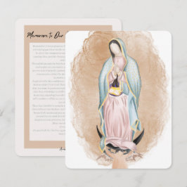Vår Dam av Guadalupe Prayer Card - 10 paket Anteckningskort