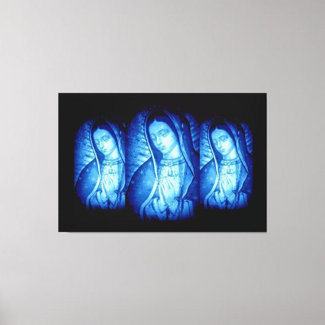 VÅR DAM AV GUADALUPE SEPIA CANVASTRYCK (Framsida)