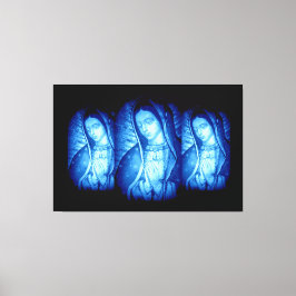 VÅR DAM AV GUADALUPE SEPIA CANVASTRYCK