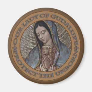 VÅR DAM AV GUADALUPE SKYDDAR DET OFÖTT MAGNET