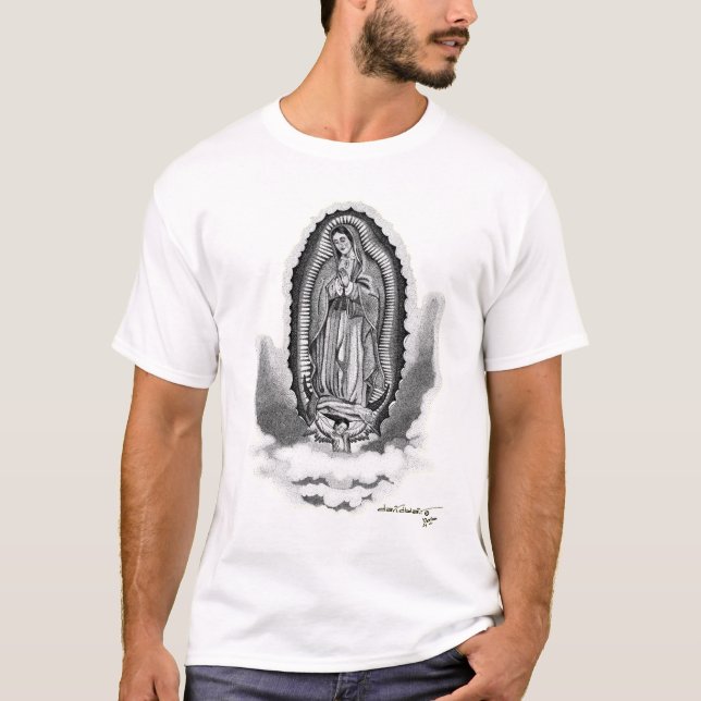 Vår dam av Guadalupe T-shirt (Framsida)