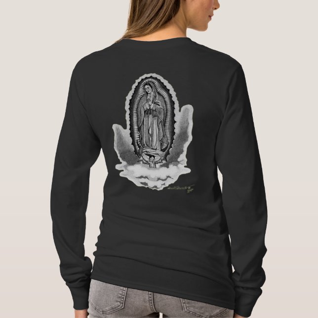 Vår dam av Guadalupe T-shirt (Baksida)