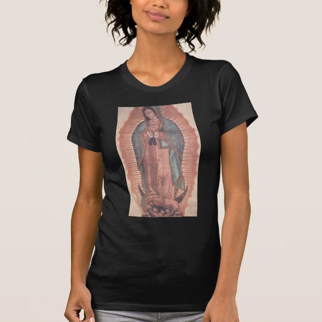 Vår dam av Guadalupe Tee Shirt (Framsida)