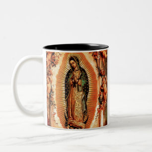 Vår dam av Guadalupe Två-Tonad Mugg