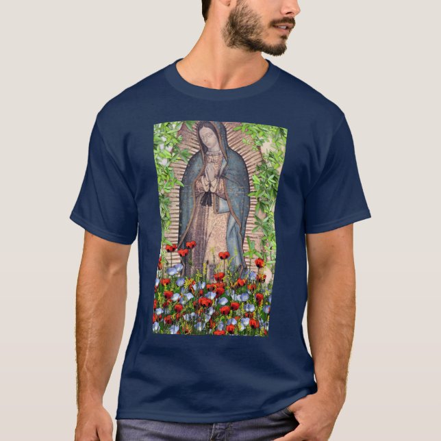Vår dam av Guadeloupe Tee Shirt (Framsida)