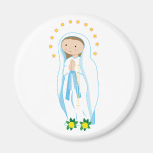 Vår dam av Lourdes Magnet