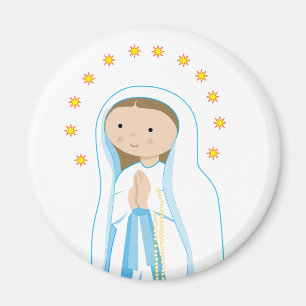 Vår dam av Lourdes Magnet