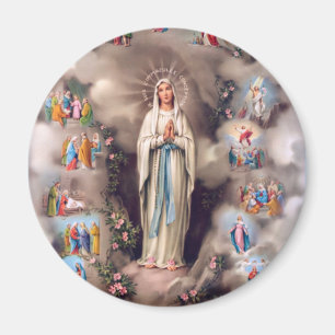 Vår dam av Lourdes Magnet