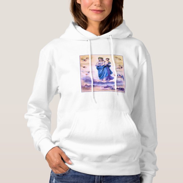 Vår Dam av Prompt Succor T Shirt (Framsida)