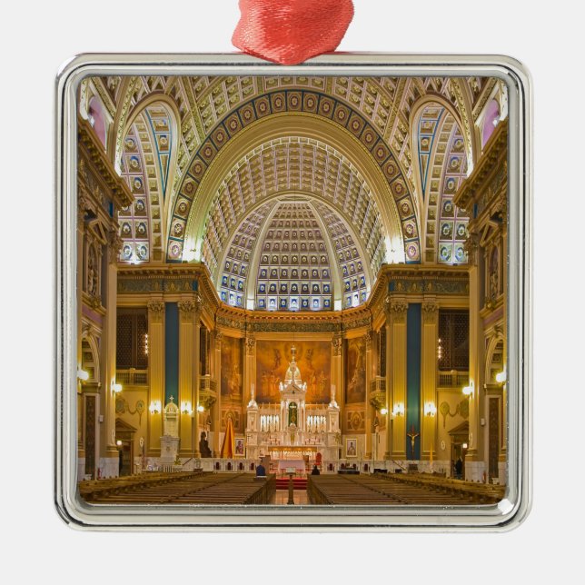 Vår dam av relikskrinen för sorgBasilicamedborgare Julgransprydnad Metall (Framsidan)