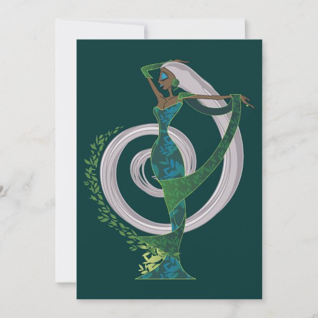 Vår dam av Teainbjudningar Inbjudningar (Framsida)