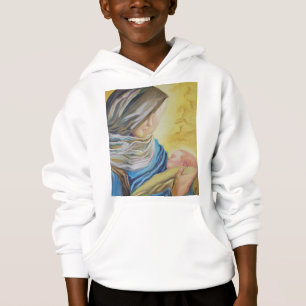 Vår Dam av tystnad som håller baby Jesus T Shirt