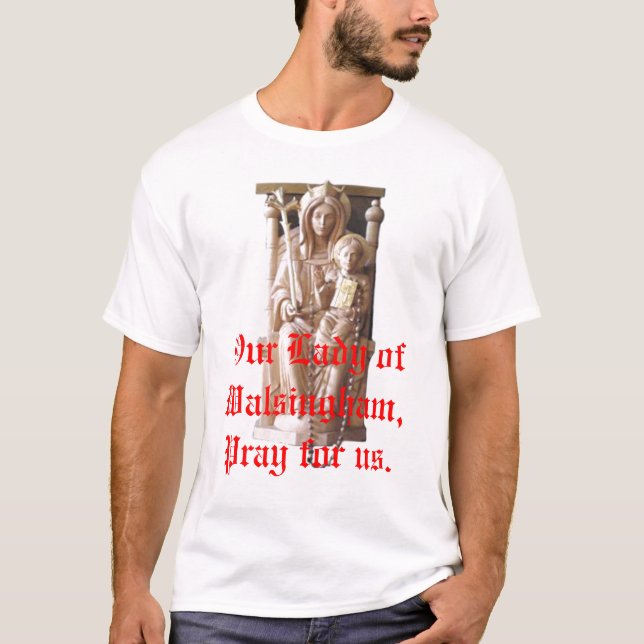 Vår dam av Walsingham T-shirt (Framsida)