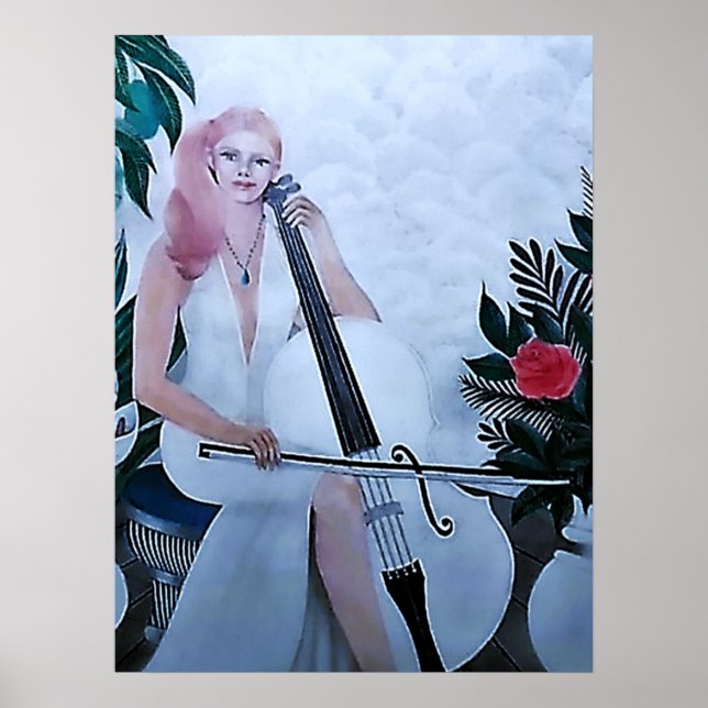 VÅR DAM CELLIST      POSTER (Framsidan)