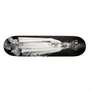 Vår Dam Fatima Old School Skateboard Bräda 18 Cm