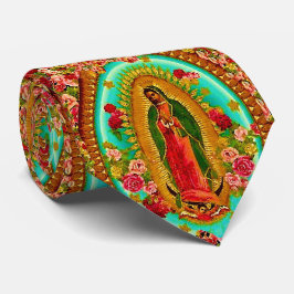 Vår dam Guadalupe mexicanska Sanktt jungfruliga Slips