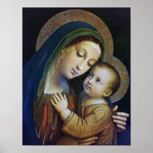 VÅR DAM I BRA RÅDER DEVOTIONELL BILD. POSTER