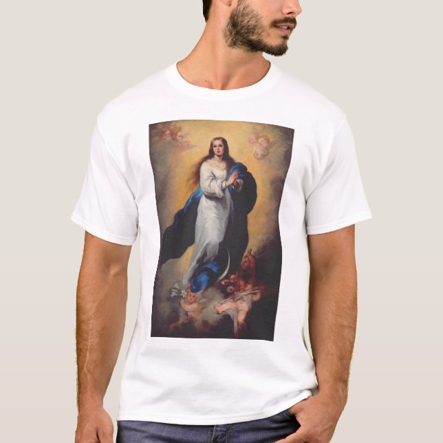 Vår Dam i det makulerade konceptet T Shirt (Framsida)