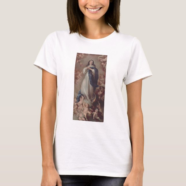 Vår Dam i det makulerade konceptet T Shirt (Framsida)