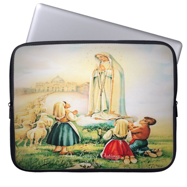 Vår Dam i Fatima 1917 Laptop Fodral (Framsidan)