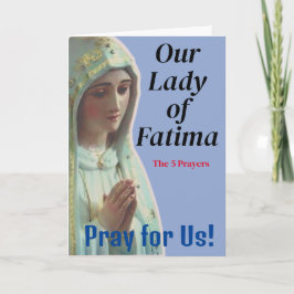 Vår Dam i Fatima Kort