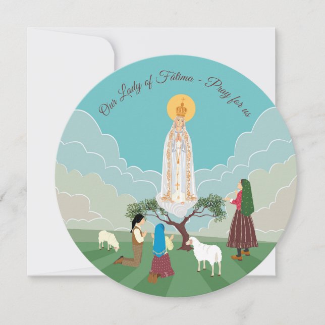 Vår Dam i Fatima och shepherdsets födelsedag (Framsida)