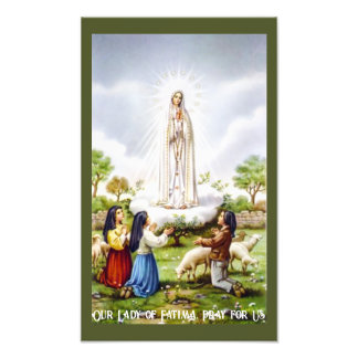 Vår Dam i Fatima Poster