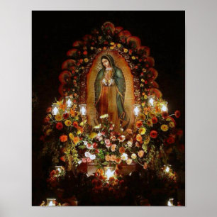 VÅR DAM I GUADALUPE DEVOTIONAL ALTAR POSTER